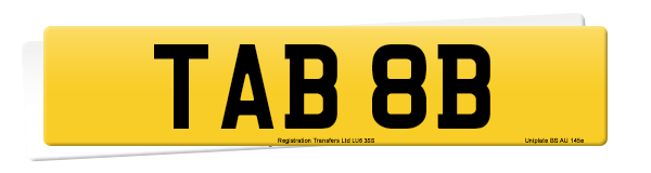 Registration number TAB 8B